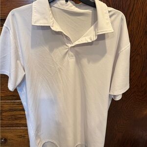 BYLT Basics White Polo Shirt